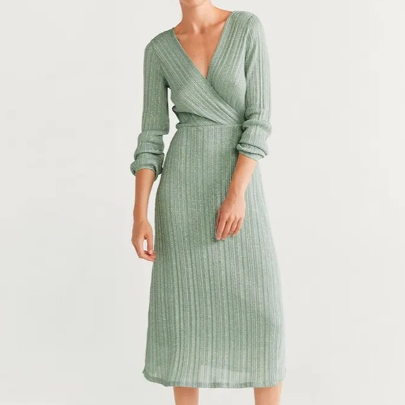 Mango Dresses & Skirts - Metallic thread dress Brand: Mango Size: 8